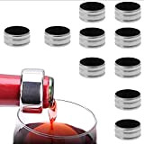 (10 pcs) Anneau Anti-Goutte Inoxydable Anneau Anti Goutte Vin Bague pour Vin en Acier Inoxydable Anneau de vin pour bars ...