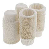 100 pcs jetables filtres en papier Tasses de remplacement de filtres à café Compatible avec machines à café Keurig K-Cup