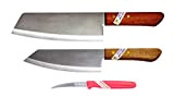 2 x Kiwi Thai Chef Couteau Couperet # 21 # 171 + GRATIS GARNIER Couteaux et façadisme Couteau pour fruits et fruits