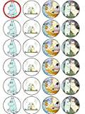 24 Moomins Cupcake Toppers by Coyote Party and print
