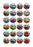 24 x comestibles Cakeshop pour décoration de gâteau-Disney Cars