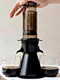 2POUR® La Nouvelle Double Presse Accessoire pour la Machine à café Aeropress®, Delter Coffee Press ou Pourover (Black)