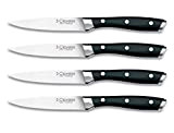 3 Claveles Ensemble de 4 couteaux à viande Set couteaux de cuisine professionnel Set 4 couteaux à côtelettes couteau set ...