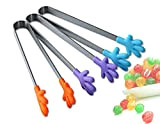 3Pcs silicone clips, party buffet clips, sugar icing kitchen bar tools (different colors)