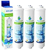 3x AquaHouse AH-UIF Compatible Filtre à eau universel pour réfrigérateur Samsung LG Daewoo Rangemaster Beko Haier etc Réfrigérateur Congélateur