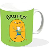 Adventure Time Tasse en céramique Bro Hugs, Multicolore