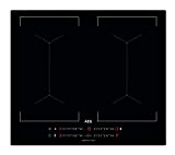 AEG MultipleBridge Plateau de cuisson à induction, surface anti-rayures et fonction AutoMax, 4 zones de cuisson, 60 cm, noir