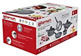 Aeternum Madame Petravera 3.0 Lot de 8 casseroles et poêles en Aluminium compatibles Induction