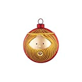 Alessi Boule de Noël décorée à la Main Motif Josef Ø 9 cm