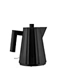Alessi Plissè MDL06/1 B - Bouilloire Électrique Design en Résine Thermoplastique, 100 cl, Noir