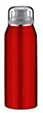 alfi Bouteille isotherme 0,35 l IsoBottle, gourde isotherme en acier inoxydable pur rouge, anti-fuite, thermos 12 heures chaud, 24 heures ...