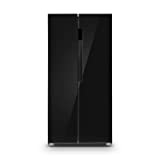 AMSTA - AMSBS430BX - Réfrigérateur américain - Side by side - Display inside - Noir
