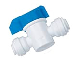 AquaHouse® Robinet en ligne pour réfrigérateur et tuyau d'eau RO 6,35 mm