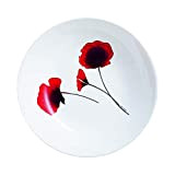 Arcopal Luminarc Bertille Service de table 18 pièces en verre opale Motif fleurs (6 bols à soupe)