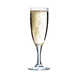 ARCOROC 56626 Flûte à Champagne Elégance, Verre, Transparent, 10 cl