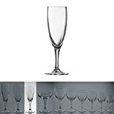 Arcoroc Collection Elegance Lot de 12 verres à usage professionnel vin mousseux eau flute 10cl Flute