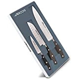 Arcos Séries Riviera - Set de couteaux de cuisine de 3 pièces (1 Couteau à éplucher + 1 Santoku + ...