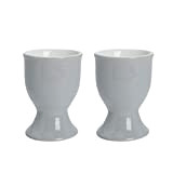 Argon Tableware 2 pièces de Couleur Egg Cup Set - Modern Style Porcelaine Petit déjeuner Dur Doux Boiled Eggs Holder ...