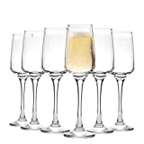 Argon Tableware Flûtes à Champagne contemporaines - Coffret-Cadeau de 6 Verres