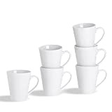 Argon Tableware Tasses Blanches pour Le thé ou pour Le café Latte - 285 ML (10 oz) - Boîte de ...