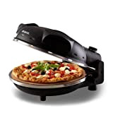 Ariete 917 Pizza en 4 minutes, Four à pizza 1200 W, pierre réfractaire avec traitement antiadhésif, température max 400°C, 5 ...