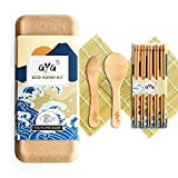 AYA ECO Kit à Sushi - Kit 100% Biodégradable et Respectueux de la Nature - Bambou 100% Naturel - Kit ...