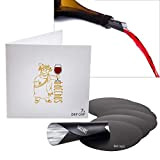 Bacchus® Drip Chip [7 pièces] bec verseur vin - bouchon verseur et accessoires de sommelier - bec verseur anti-gouttes pour ...