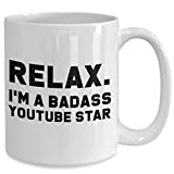 Badass YouTube Star, cadeau pour YouTube Star, cadeau YouTube Star, cadeau drôle YouTube Star, mug YouTube Star, mug YouTube Star, ...