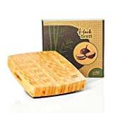 bambuswald© planche à découper écologique/billot 100% bambou | Surface de travail de planche à découper bloc de coupe durable