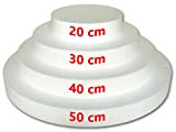 Bases de disques en polystyrène pour gâteau à 4 étages disque H5 Ø 20 – 30 – 40 – 50 ...