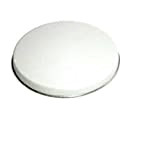 Baumalu Cache plaque Ø 20 cm émail blanc bord inox