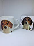 Beagle Puppy Dog Mug et dessous-de-verre