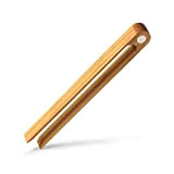BEALIFE Pinces à grille-pain en bambou réutilisable facile à nettoyer outils de cuisine à séchage gain d'espace de stockage ustensiles ...