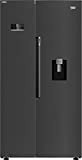 Beko GN163241DXBRN - Réfrigérateur Américain - 576 litres - Classe E - Noir