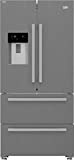 Beko Réfrigérateur/congélateur FRANÇAISE DOOR GNE60530DXN - Zone 0C - Écran multifonction - Distributeur d'eau avec raccordement d'eau fixe - 41 ...