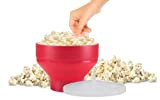 BEPER C106CAS002 Pop Corn Micro Ondes avec Bol Pliable pour un Popcorn Salutaire