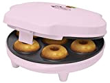 Bestron Machine à donut au design rétro Sweet Dreams - Revêtement anti-adhésif - 700 W - Couleur : rose ADM218SDP