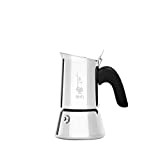 Bialetti - New Venus, machine à café expresso en acier inoxydable, compatible avec tous les types de cuisinières, 2 tasses ...
