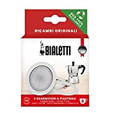 Bialetti Ricambi, Includes 3 Gaskets and 1 Plate, Compatible with Moka Express, Fiammetta, Break, Happy, DAMA, Moka Timer and Rainbow ...