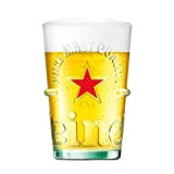 Bicchieri Heineken Silver in Vetro Mezza Pinta 25 cl - Bicchieri Birra - 6 Pezzi