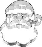 Birkmann 1010718510 Emporte-pièce en Forme de Père Noël Visage, 10,4 cm, Plastique, Gris, 5 x 3 x 2 cm
