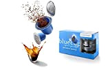 BLUECUP Capsules Rechargeables Nespresso, Dosettes Réutilisables Compatibles avec les Machines Nespresso (gamme Original), [2 capsules + 100 couvercles + 1 ...