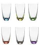 Bohemia Cristal 093 006 051 Lot de 6 verres Viva Colori 350ml (Plusieurs coloris)
