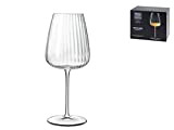 Bormioli Luigi Speakeasies Lot de 6 verres à vin blanc, verre Sonoro Transparent, 55 c
