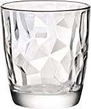 Bormioli Rocco 350200 Diamond Lot de 6 verres à eau en verre transparent 305 ml