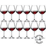Bormioli Rocco - Divino 53 - Lot de 12 verres à vin rouge Capacité : 53 cl