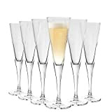 Bormioli Rocco Ypsilon Verre Flûtes à Champagne Set - 160ml - Paquet de 24