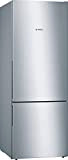 Bosch KGV58VLEAS Série 4, Réfrigérateur combiné pose-libre - 503 L - H 191 X L 70 cm - Inox