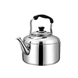 Bouilloire à thé sifflante en acier inoxydable épais 4 L/5 L/6 L/7 L, bouilloire à gaz de grande capacité pour ...