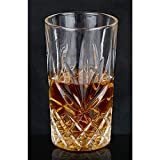 Brillant Verre highball Ashford en cristal sans plomb transparent, 320 ml. (320 ml) Lot de 4
